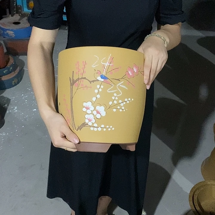 紫砂花盆紫砂花盆