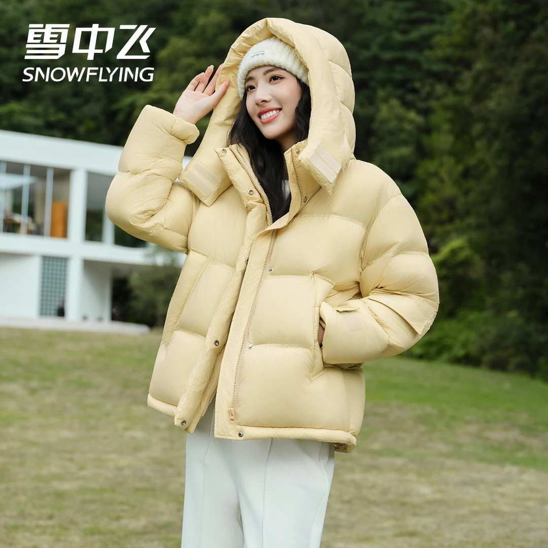 【棉花糖系列】女款撞色户外休闲时尚小泡芙款羽绒服羽绒服推荐