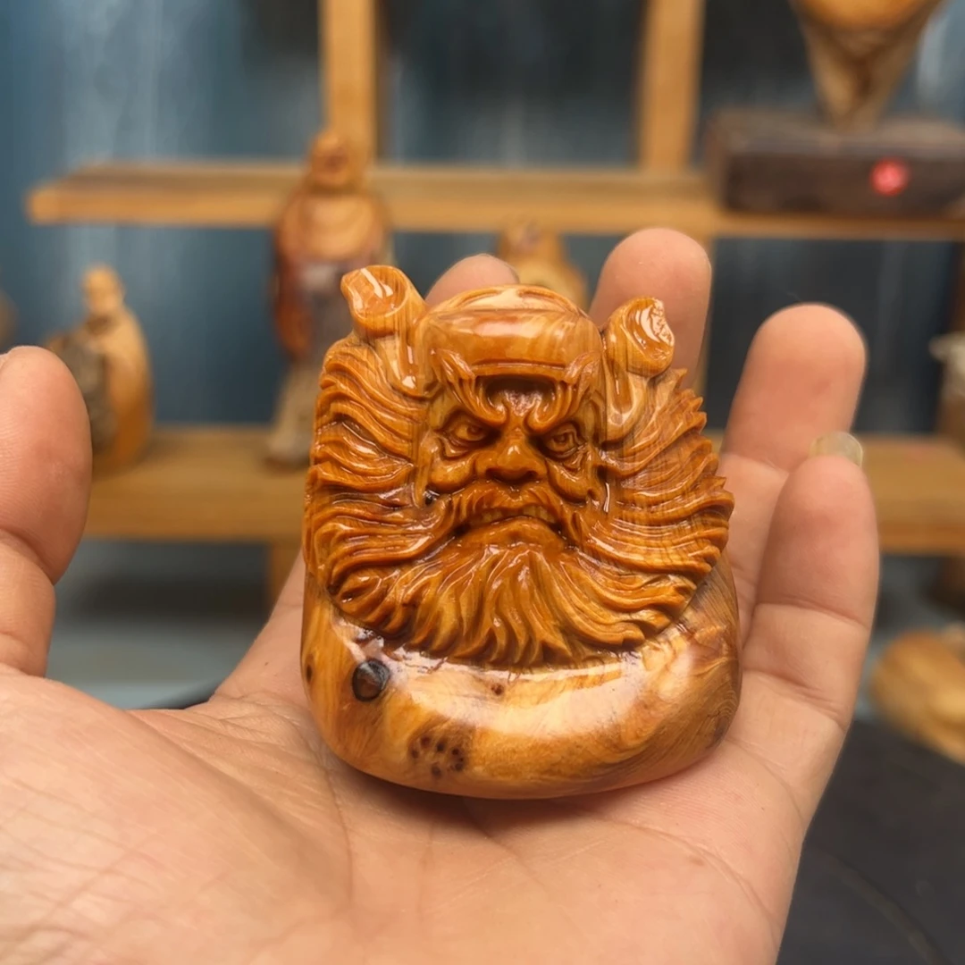 木周崖柏木摆件手把件
