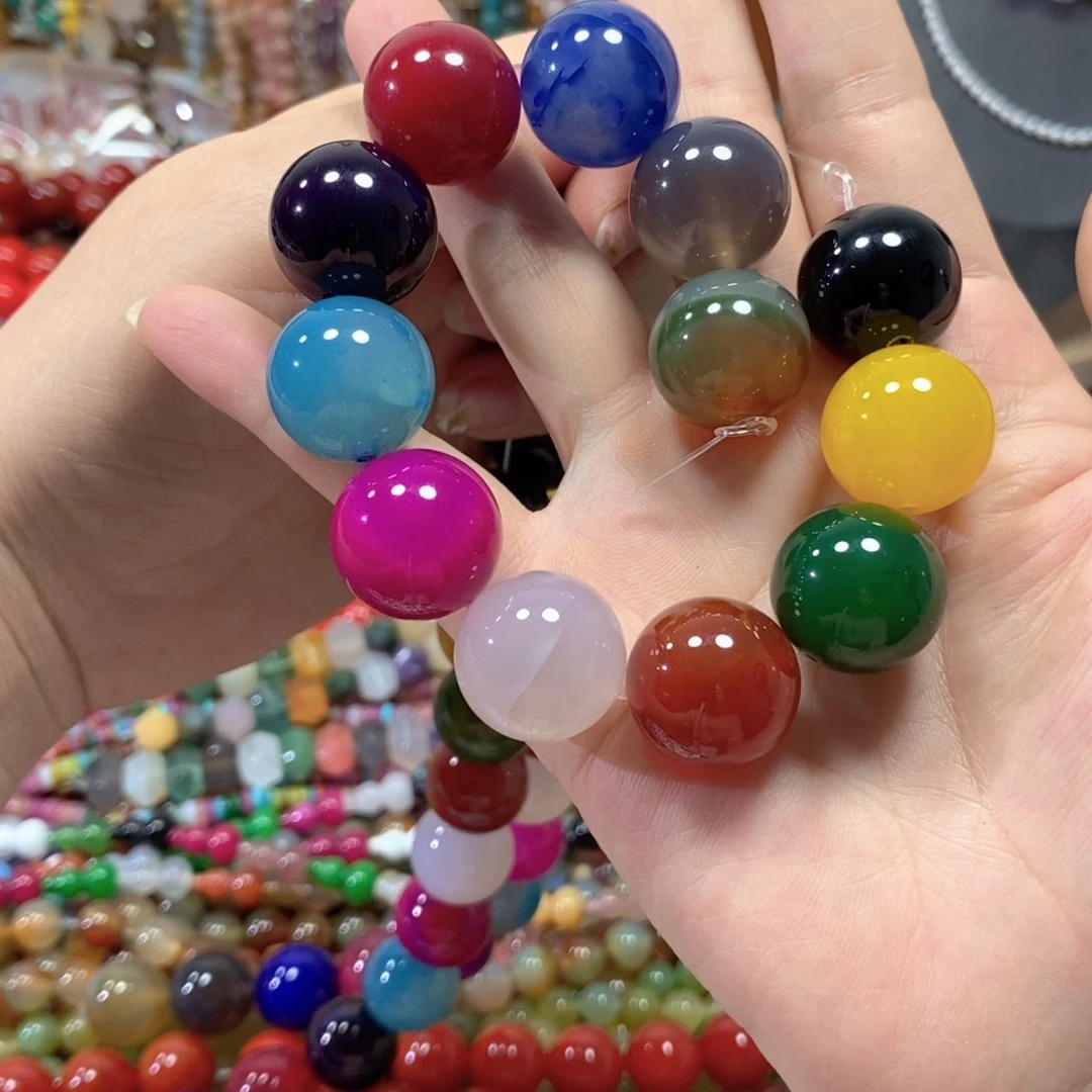 玛瑙/玉髓合金珠宝半成品多宝玛瑙短条卡20mm