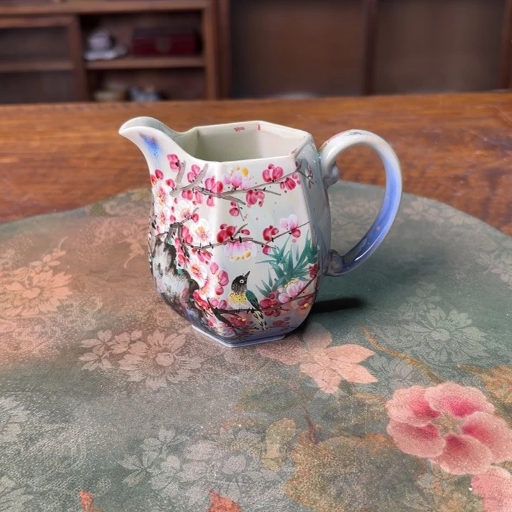 柴烧纯手工手绘陶瓷