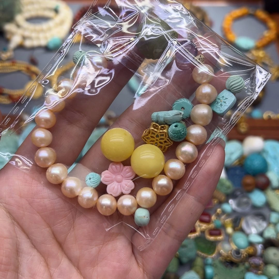 琥珀未镶嵌裸石配件