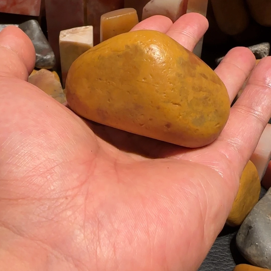 老挝石非*田黄原石，
