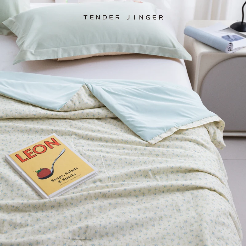 Tender Jinger｜居家生活 夏被薄款纯棉双层纱凉感被夏凉被空调被