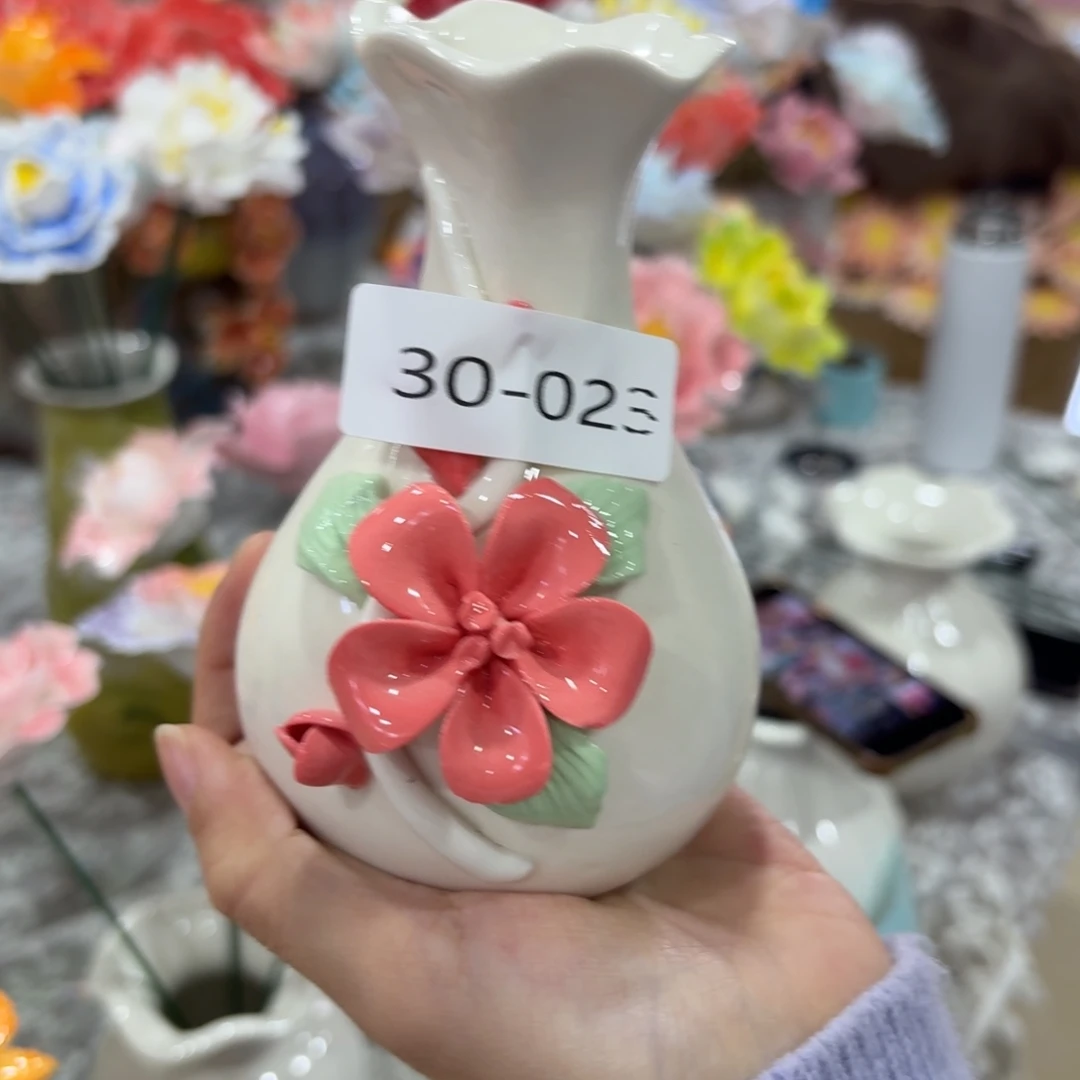陶瓷花拍满20元发货，退款拉黑