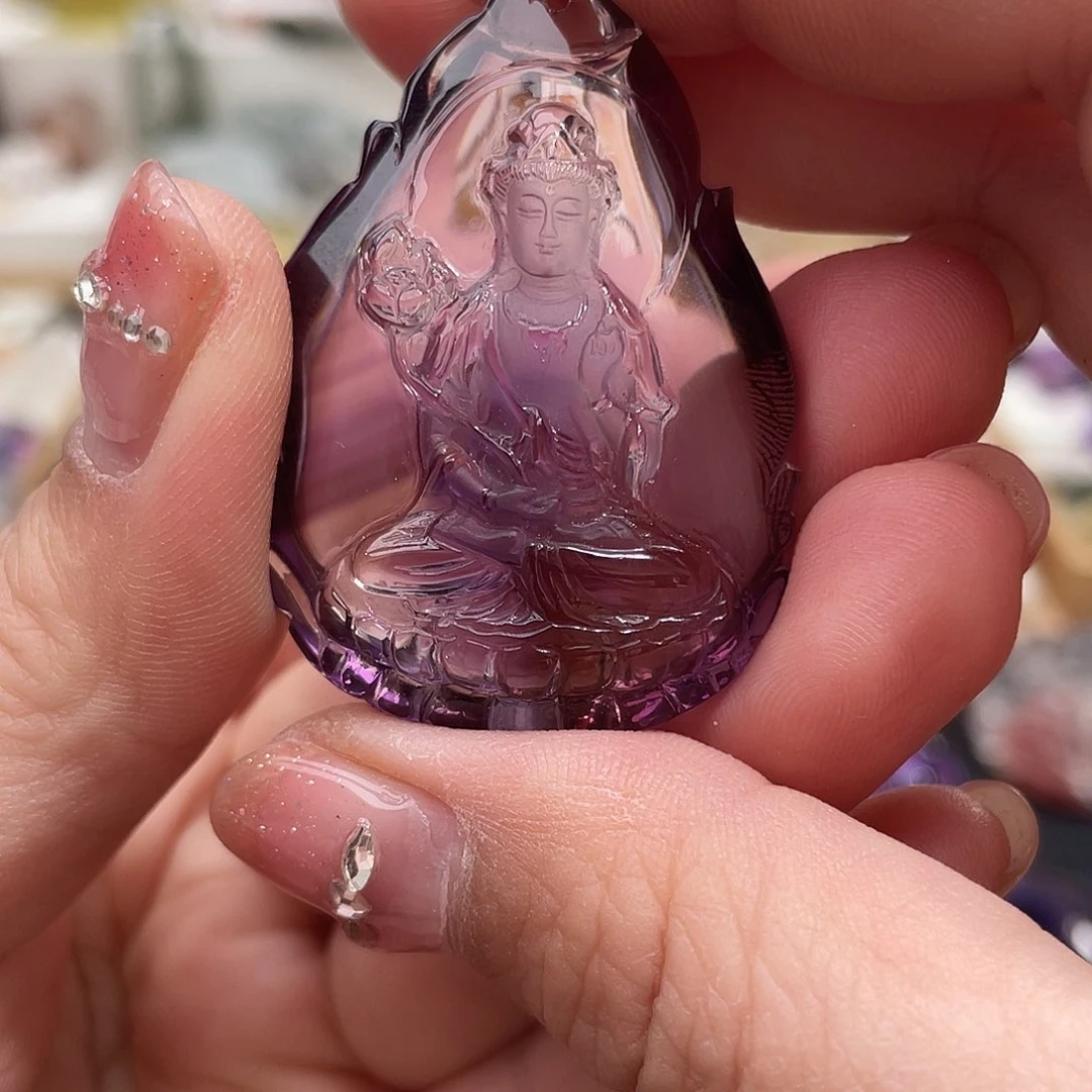 水晶颈饰未镶嵌定制