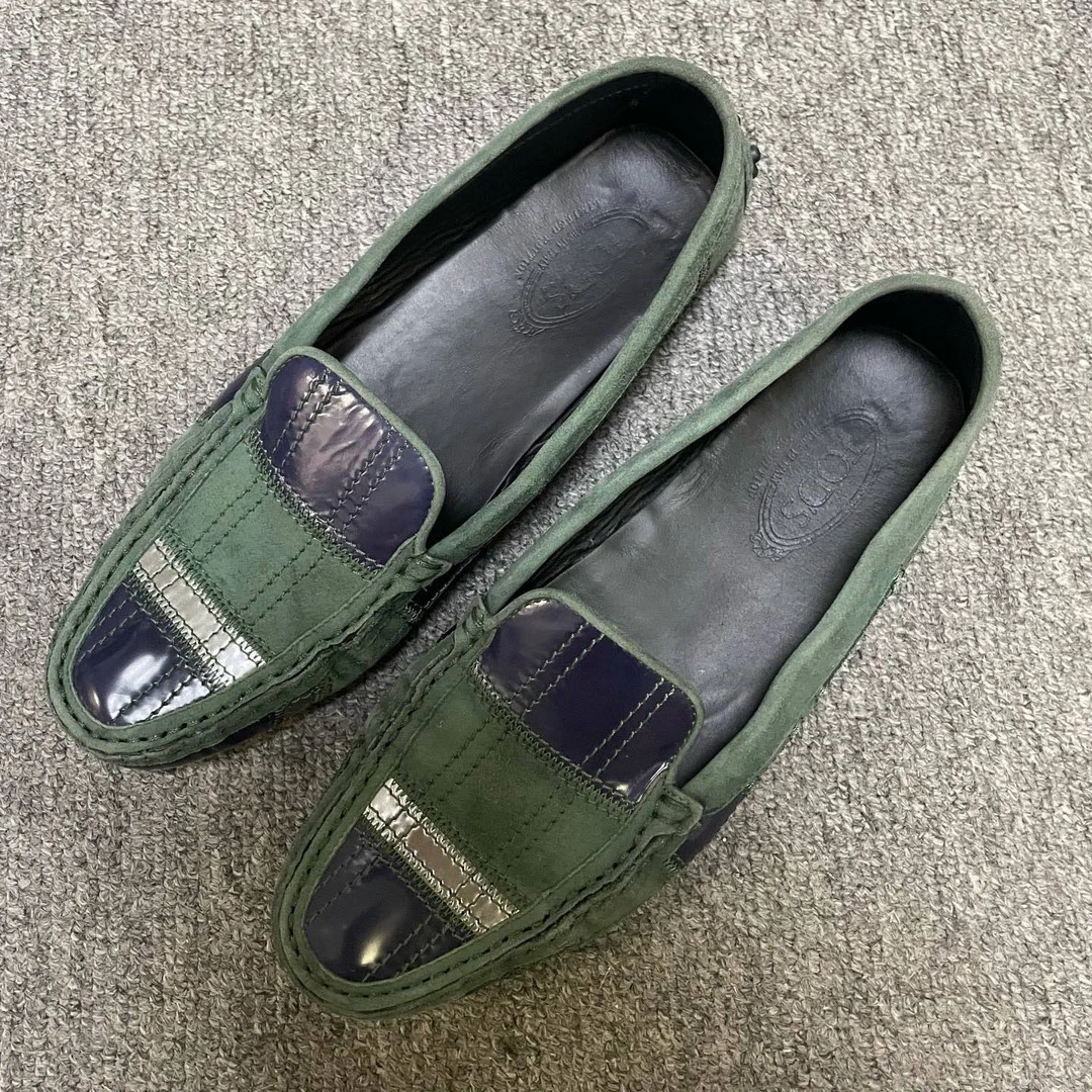 95新 TOD’S/托德斯 TOD'S/托德斯 绒面舒适简约豆豆鞋 39码/14660