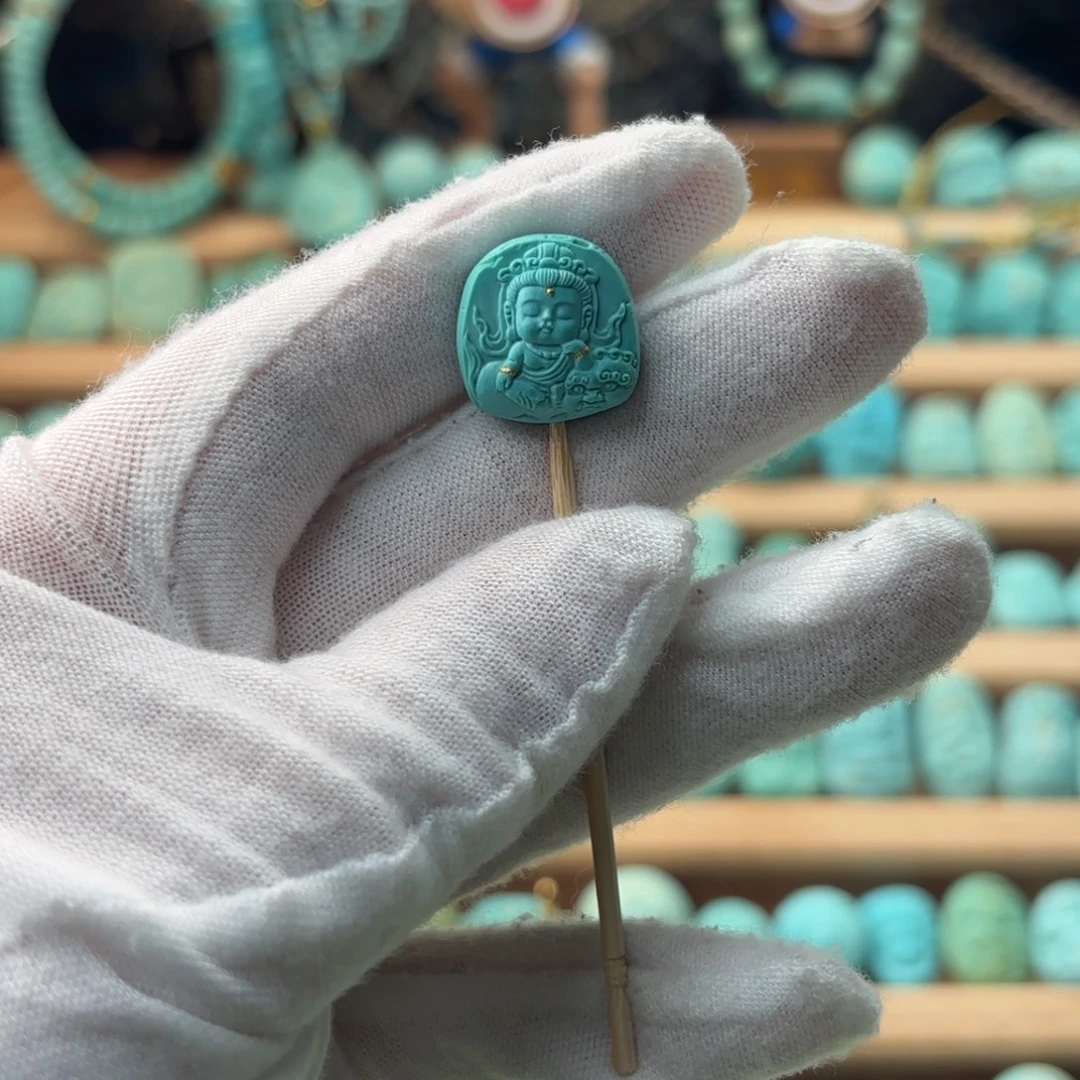 绿松石未镶嵌配饰