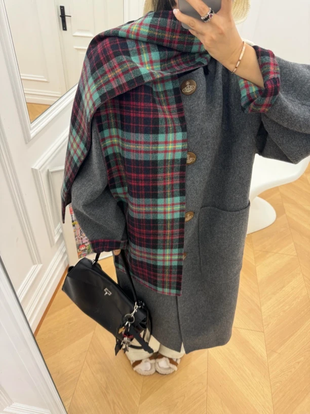 【lunan】正确版土星双面毛呢外套