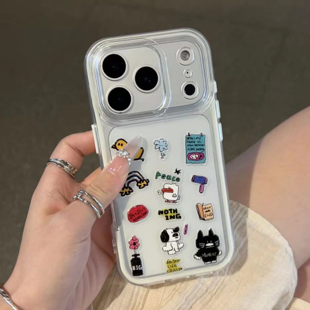 诚星泽DIY动物贴纸适用苹果手机壳华为vivo小米荣耀oppo红米一加