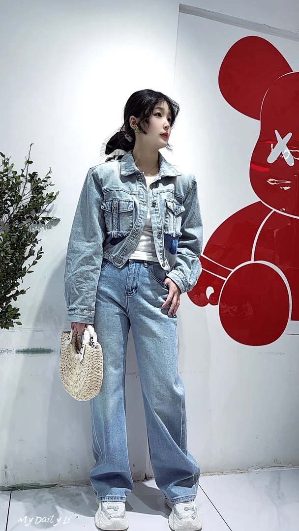 九门欧货牛仔裤no退no换