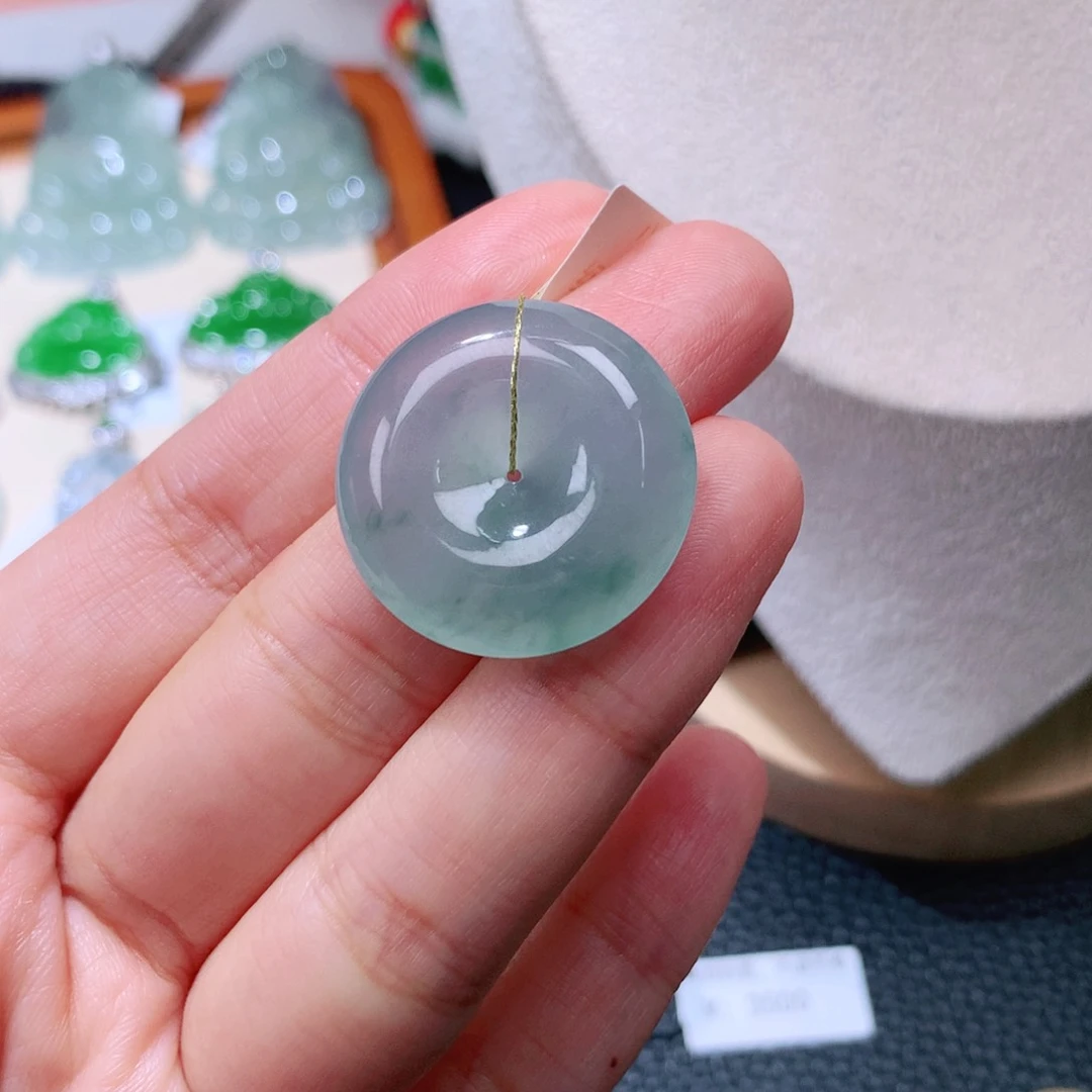 颈饰未镶嵌翡翠扣子25.7*6.9