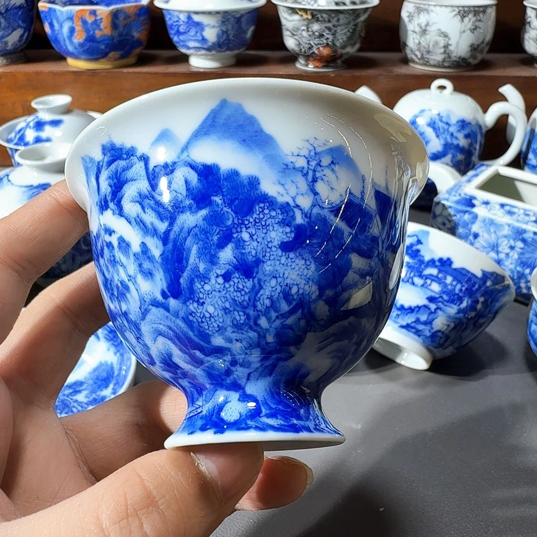 *****泥塑主人杯手工手绘