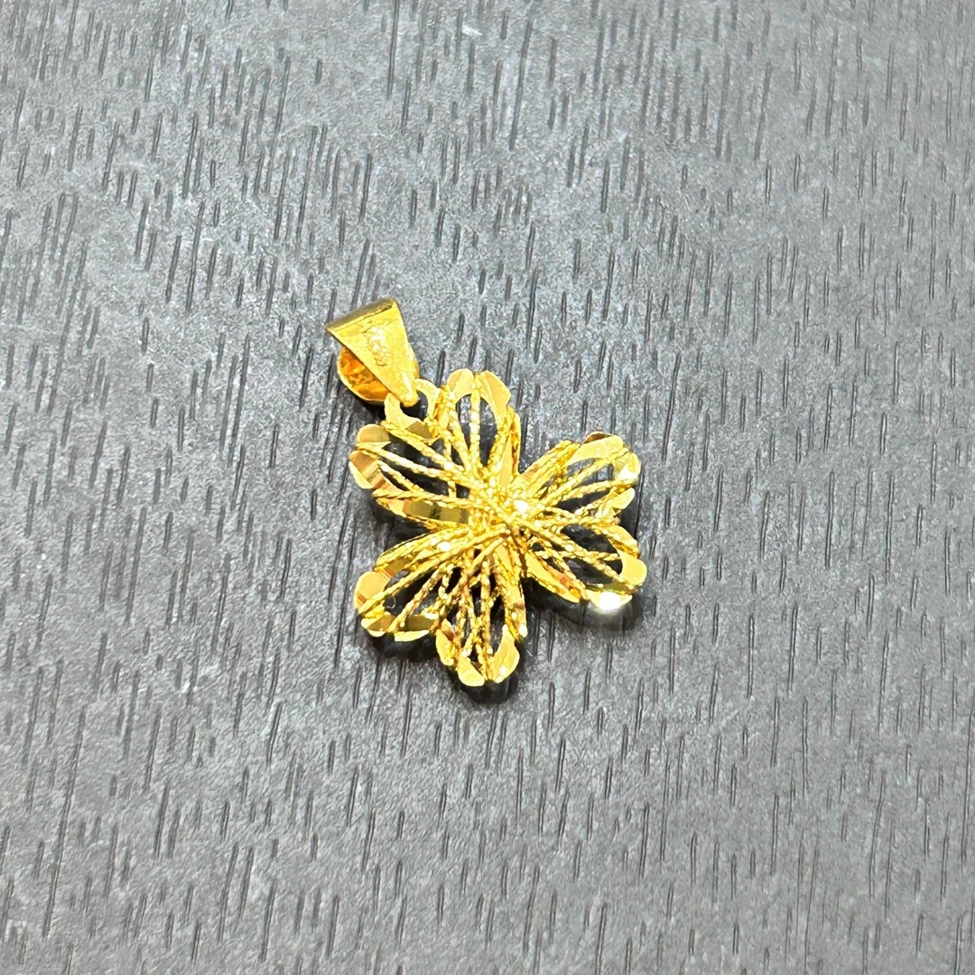 【销冠专享】足金999投资金攒黄金爱心三叶草ZBHJD1668克重多退少补