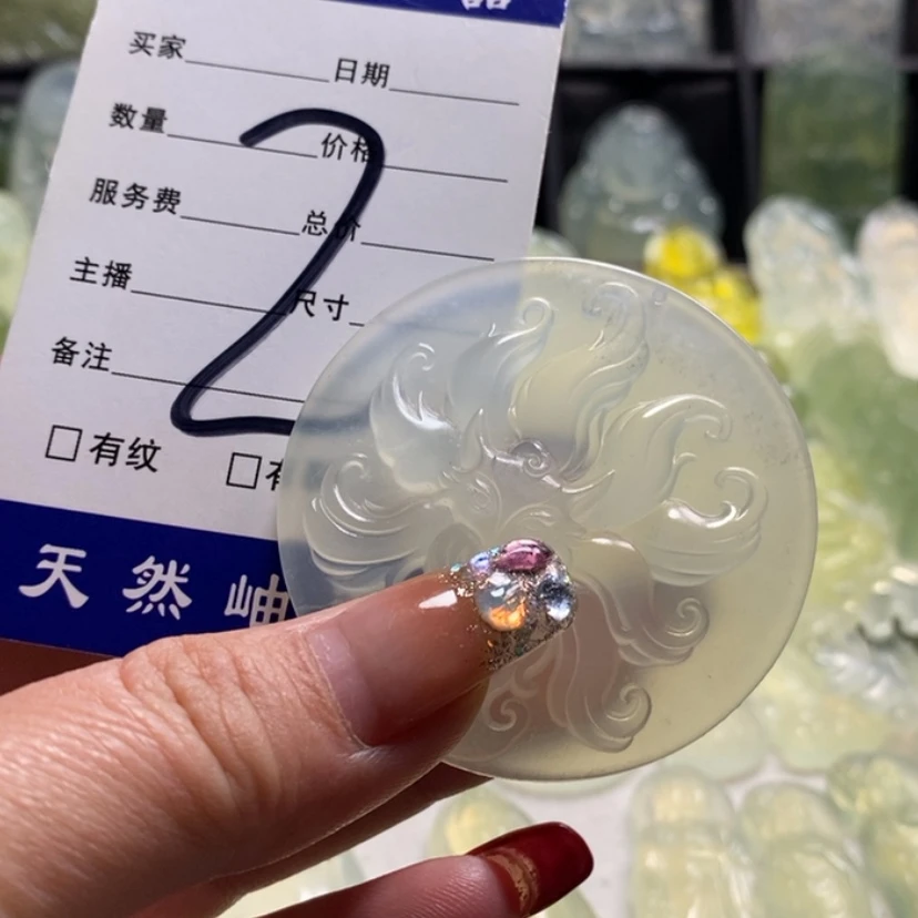 【闪购商品】蛇纹石玉颈饰合金