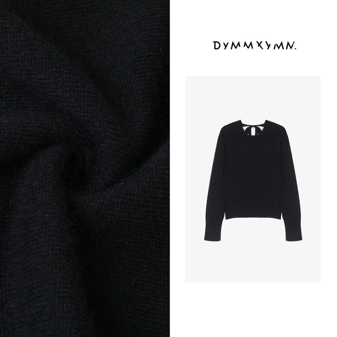 【DYMMXYMM】-《锦瑟》-【黑标】PP.秋款短款长袖打底毛衣-5FWY6452