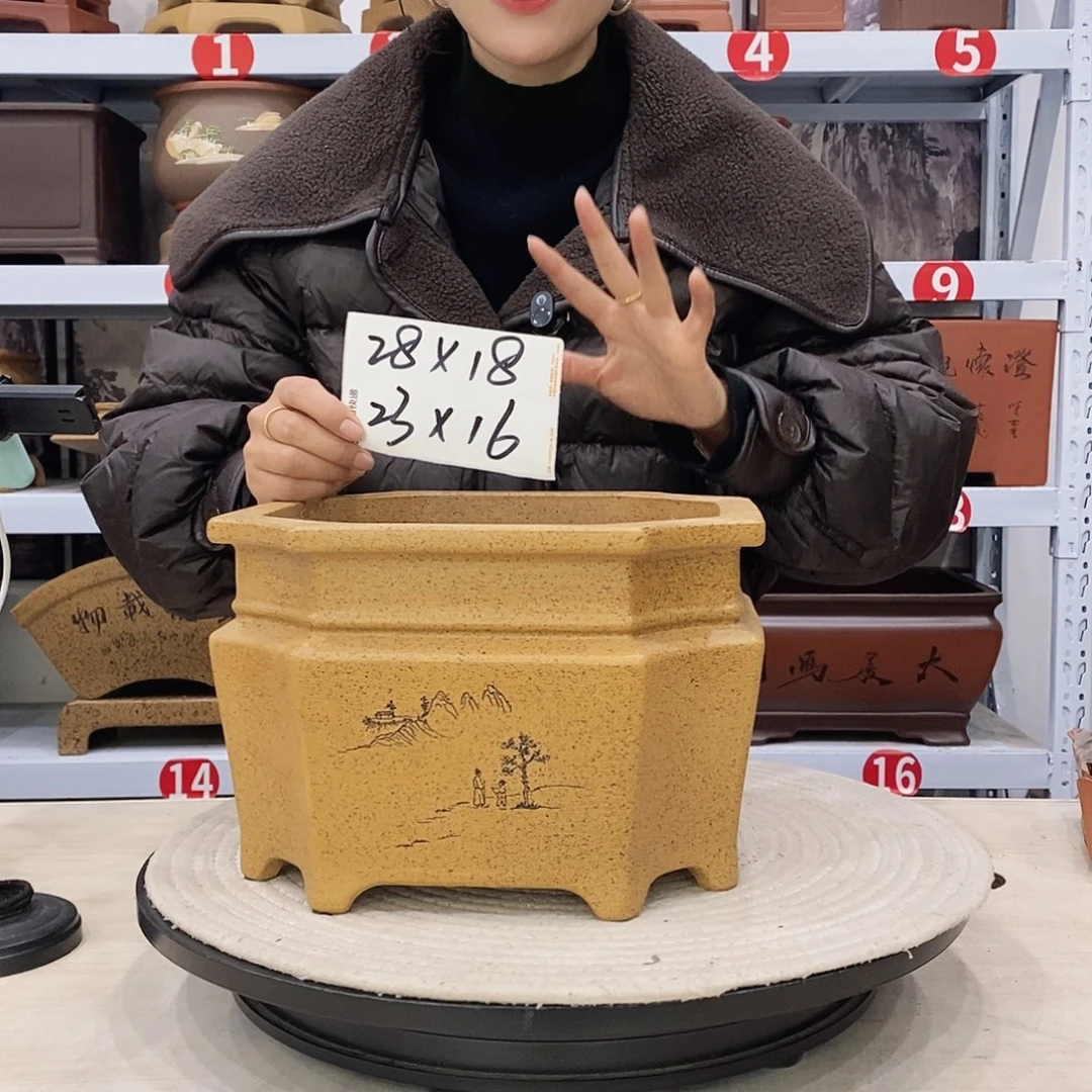 紫砂花盆紫砂花盆