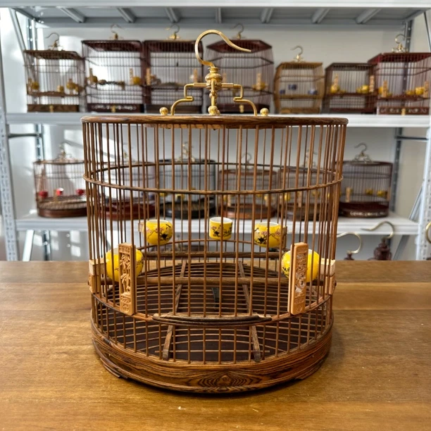 黄金檀圆笼直径29.5cm托盘底设计（顺丰快递✈️）