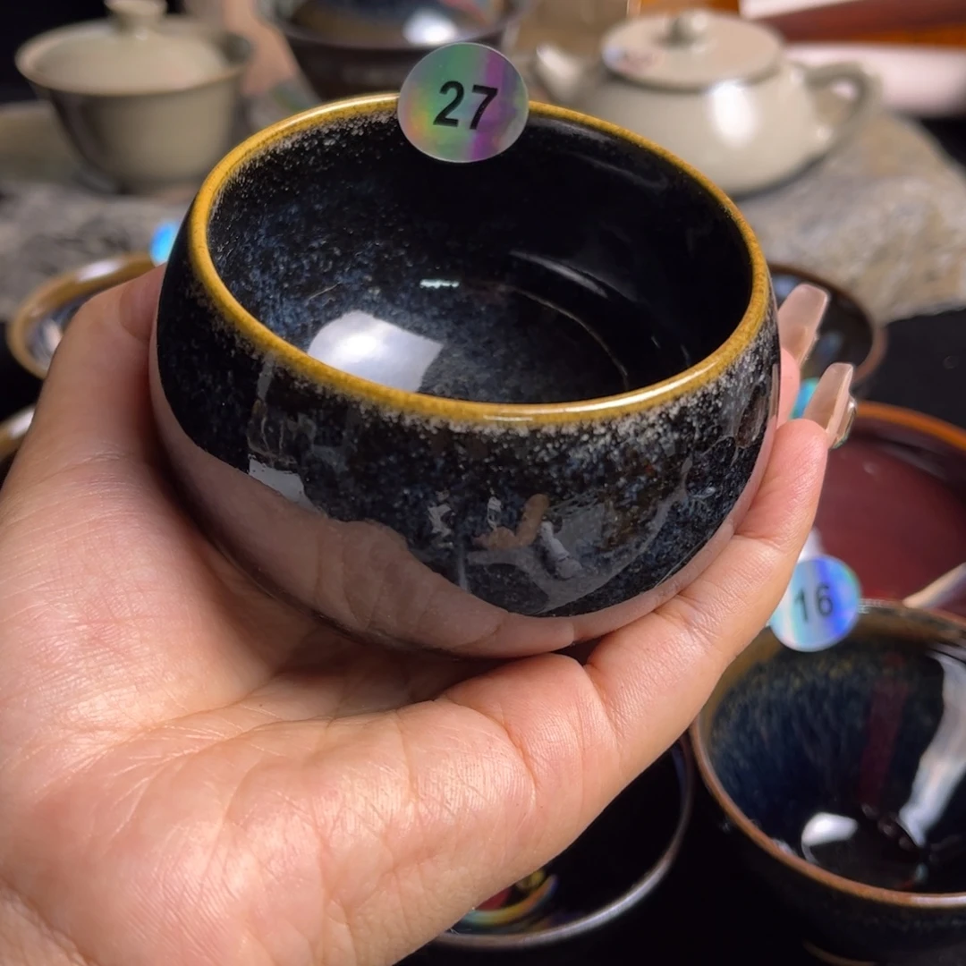 茶盏27.号，福利柴烧，调和釉