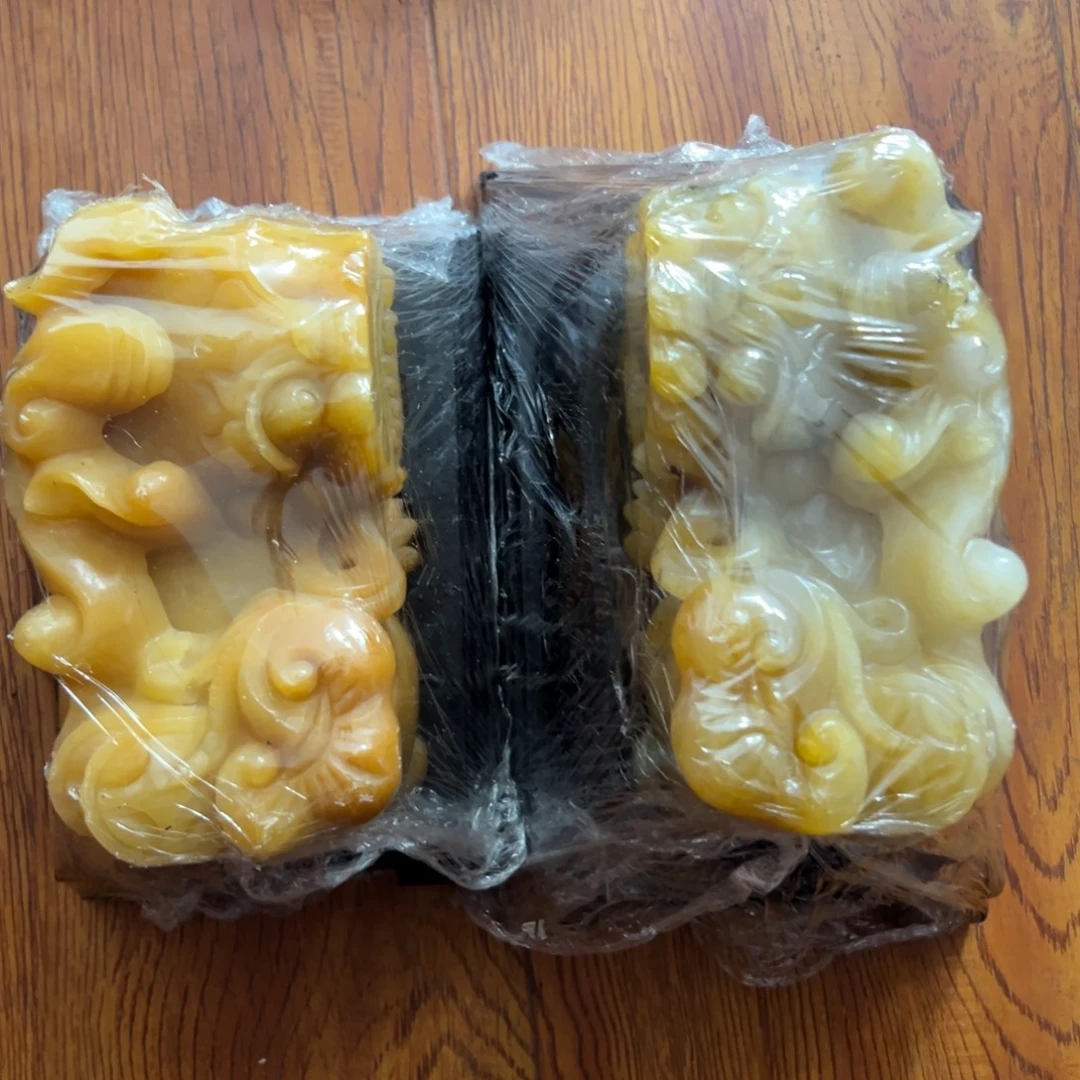 我***凉石英质玉（黄龙玉）未镶嵌多样性发货，发其一