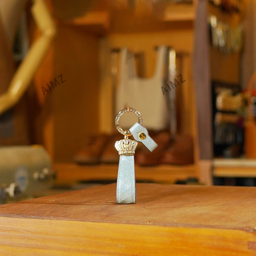 【丹姐】蛇皮钥匙扣真皮时尚百搭休闲女包