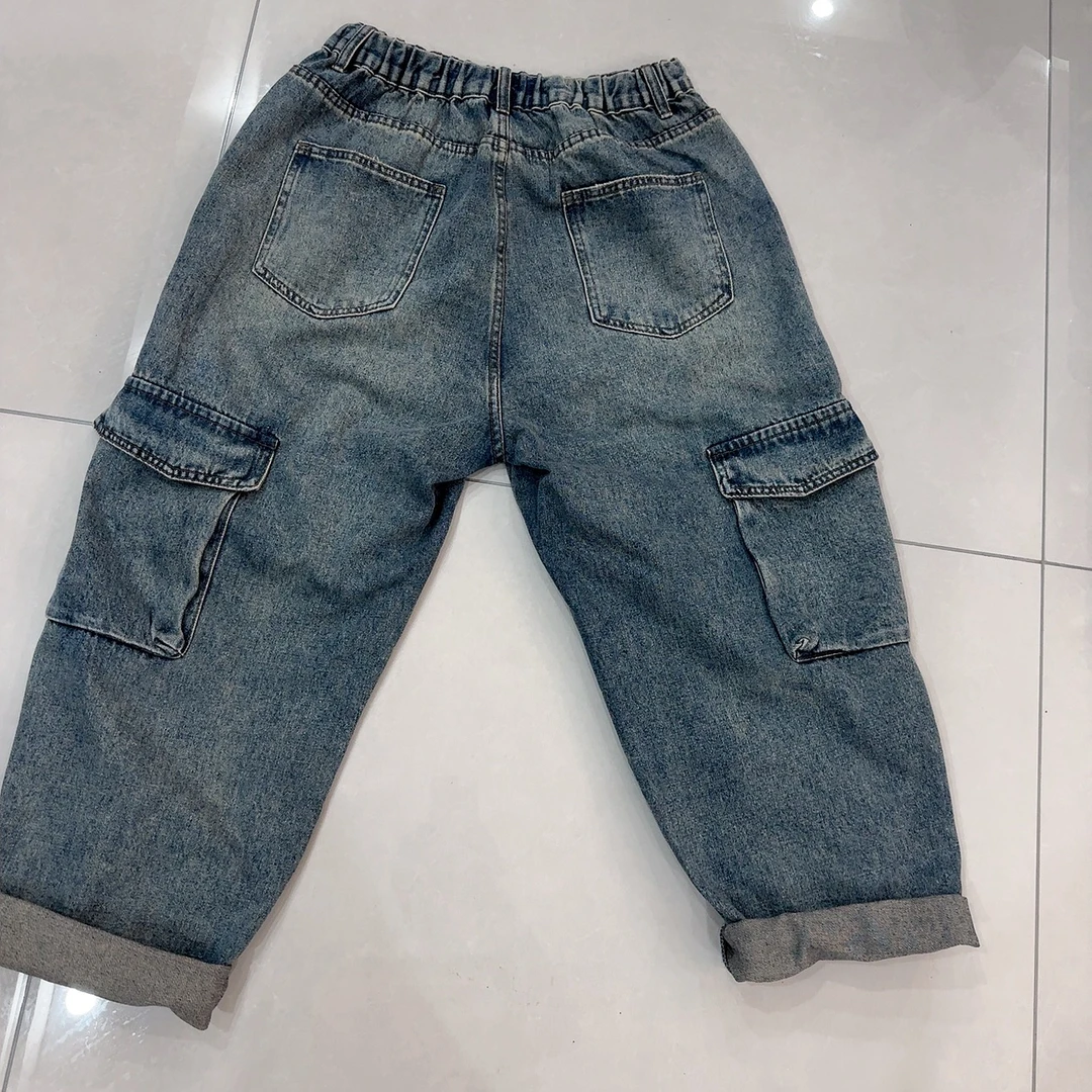 时尚个性工装牛仔裤