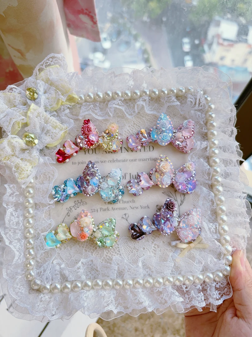 BuppyPet宠物手作-直播间选款链接-no退no换默认微瑕 狗狗夹bb夹