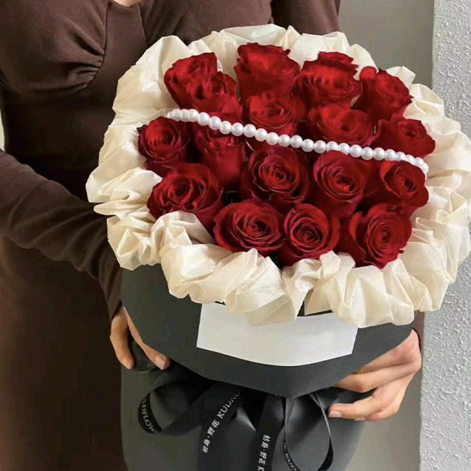 【特别的爱给特别的你】19朵红玫瑰生日鲜花表白花束