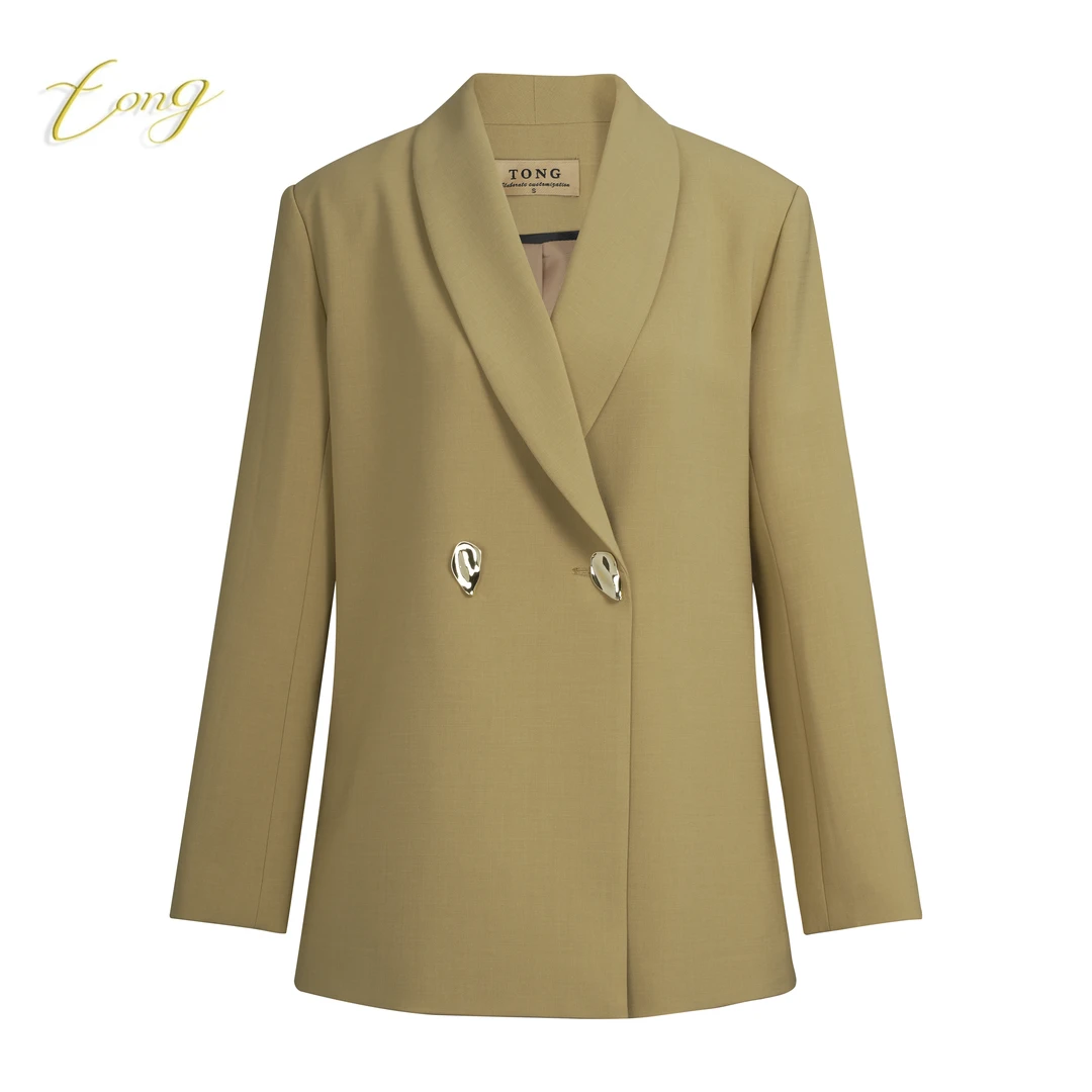 【彤姐原创】重工设计感气质时尚女士西装外套230656