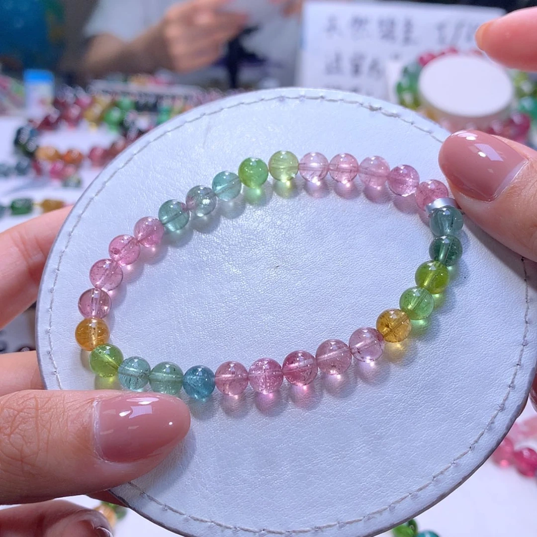 【闪购商品】未镶嵌手串碧玺6.6m