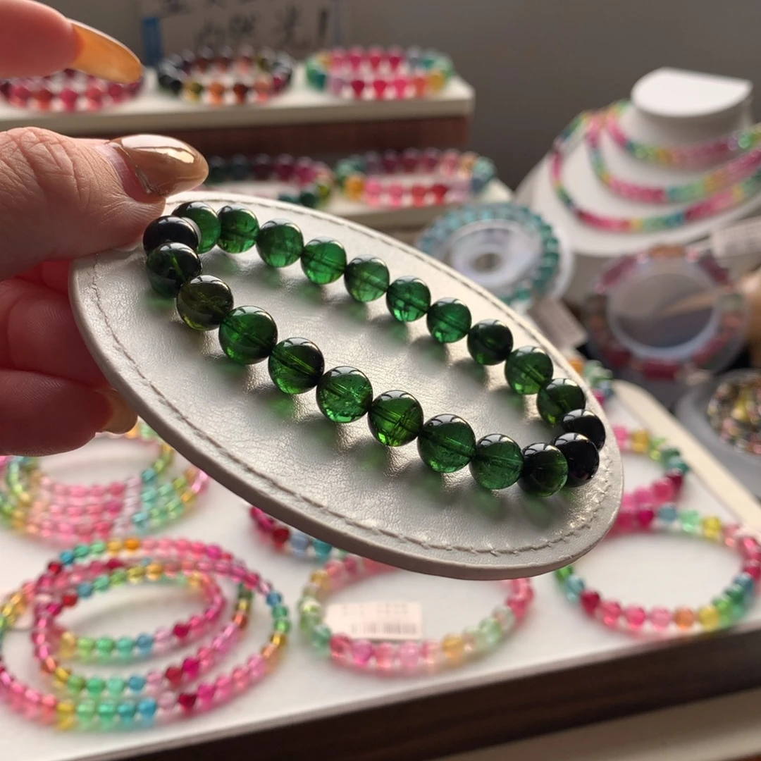 碧玺未镶嵌手链碧玺