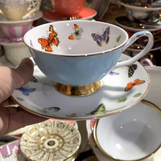 瓷片微瑕陶瓷处理介意请慎拍180毫升手柄有渣点