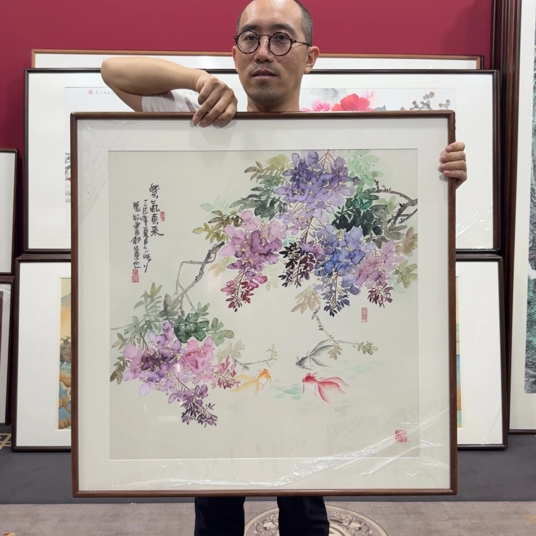 国画带框80/80尺寸