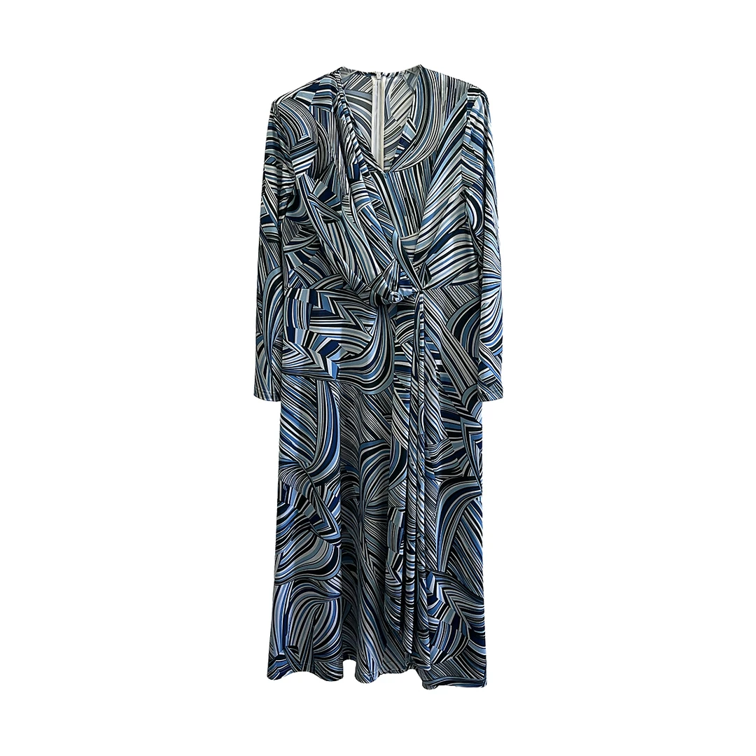 G.JAMEI 2025春秋新款时尚休闲款连衣裙MHCL0085H