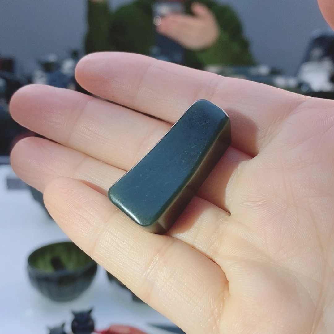 和田玉（青玉）把件未镶嵌