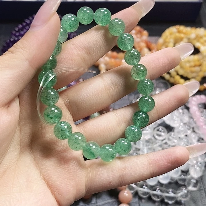 未镶嵌手链水晶草莓