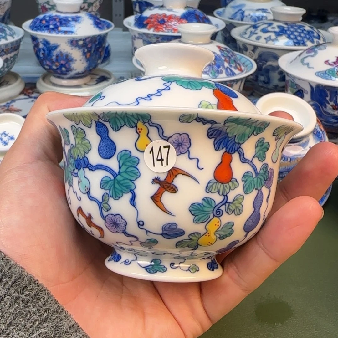 彦祖纯手工手绘茶具147