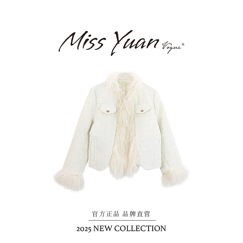 M.Y媛总【绝色佳人】冬季新款轻者小香风时尚短款外套/2339
