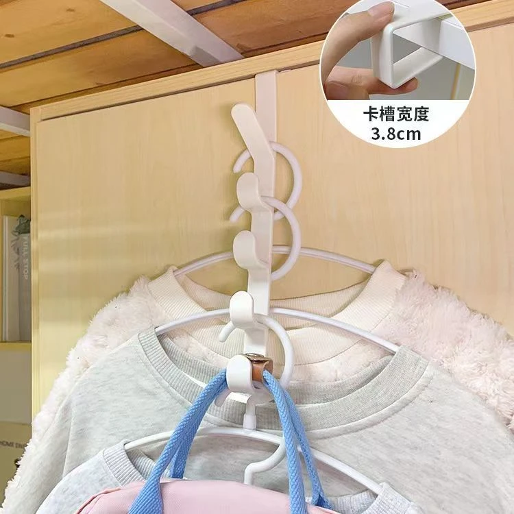 (拍一发三)宿舍床边挂衣钩免打孔下铺挂钩衣架包包帽子收纳置物架