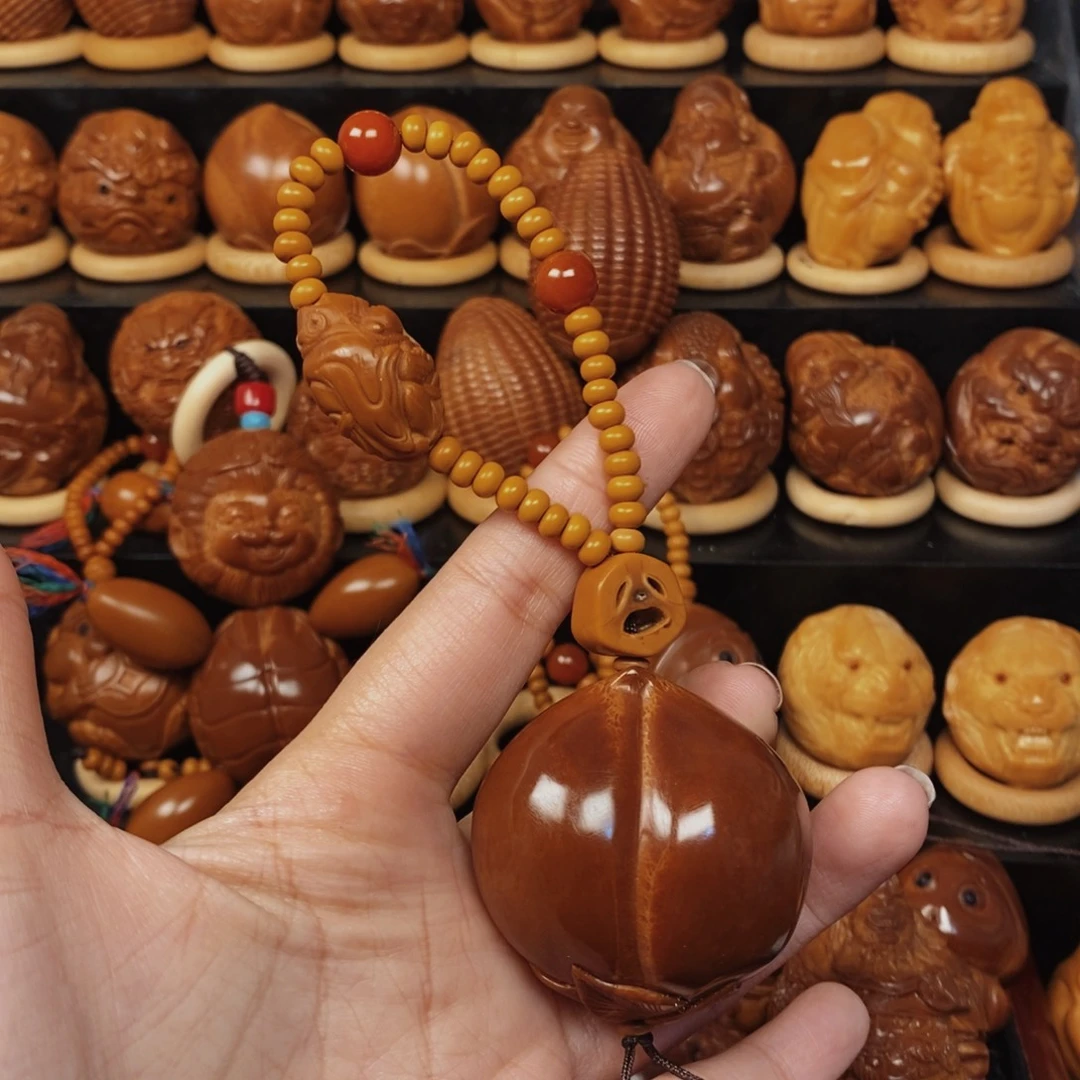 暗***人手串/手链橄榄核手工桃手把件0011111