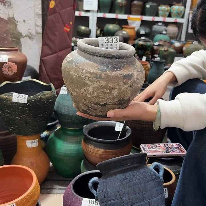彩坛子333高度16口径12