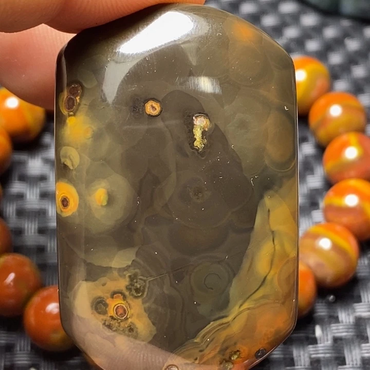 玛瑙/玉髓颈饰未镶嵌灵**蜜