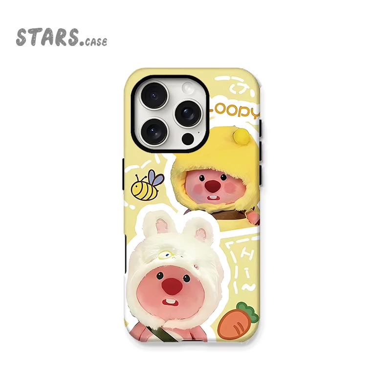 兔子头套露比菲林二合一适用苹果华为vivo小米oppo手机苹果16pro