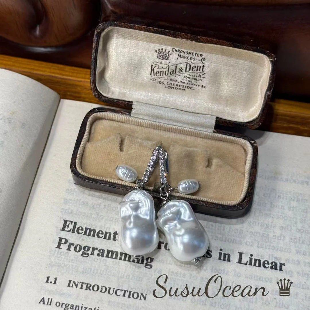 铜合金仿珍珠耳饰 【1200】SusuOcean经典珍藏