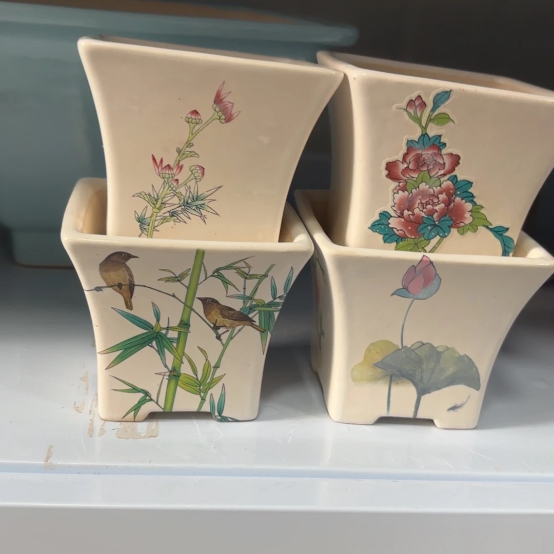 紫砂花盆宜兴紫荆