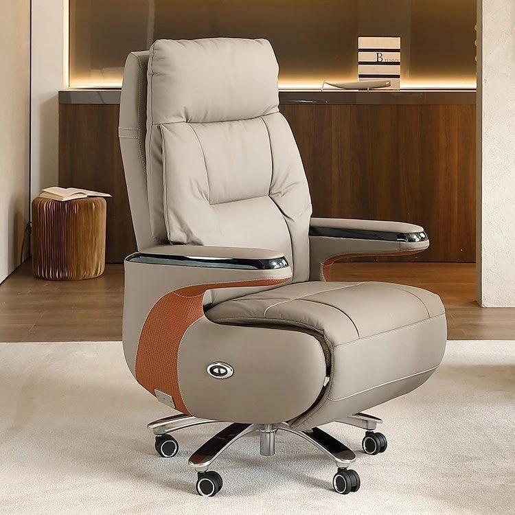 电动按摩椅办公室座椅子办公舒适电脑久坐书房家用大班椅