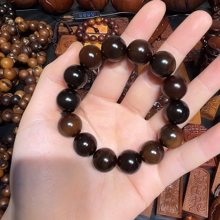 枣木1.5玉化高货手串