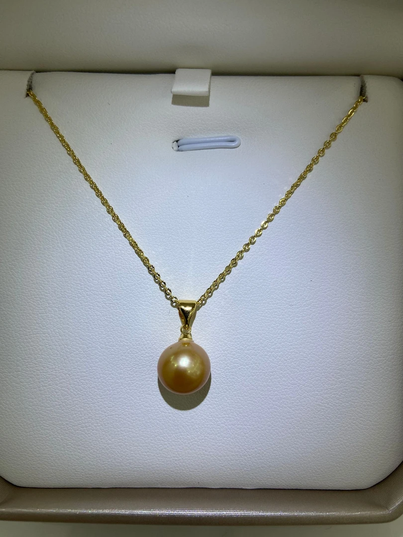 【新人福利】时尚百搭金色珍珠吊坠 CYMB060