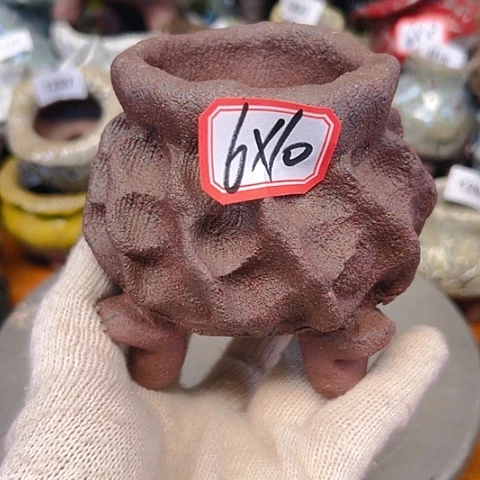 粗陶花盆手工花盆制作
