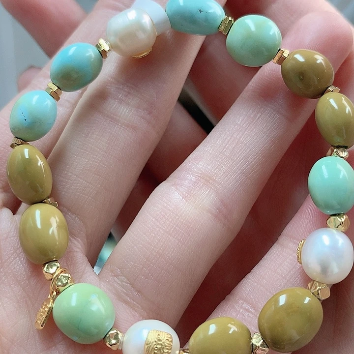 绿松石珠宝奇石未镶嵌